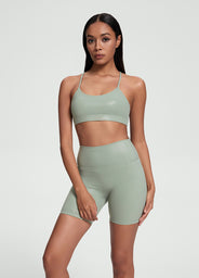 Top Incrociato sulla Schiena Lush Glow