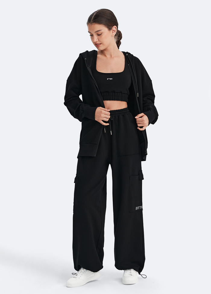 Kapuzenjacke mit Taschen