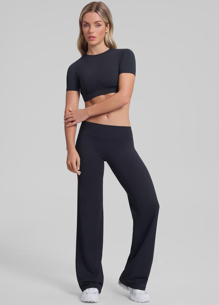 Straight Leg Flowy Stretchy Soft Sweat-Wicking Bottoms
