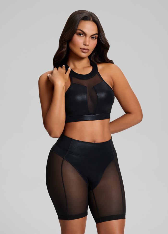 Top a Collo Alto Sculpt