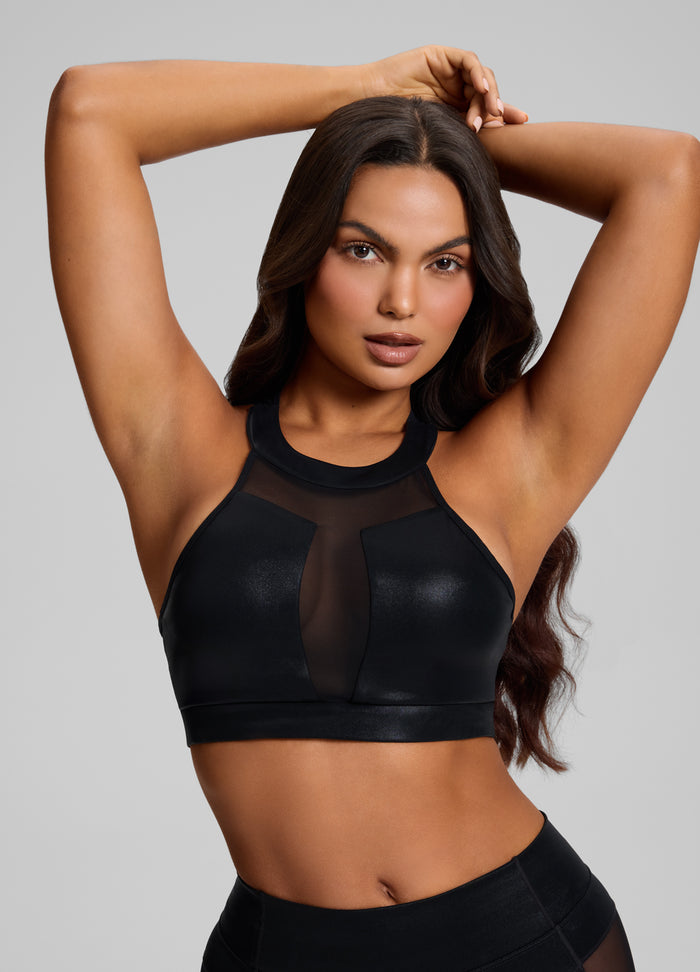 Top a Collo Alto Sculpt