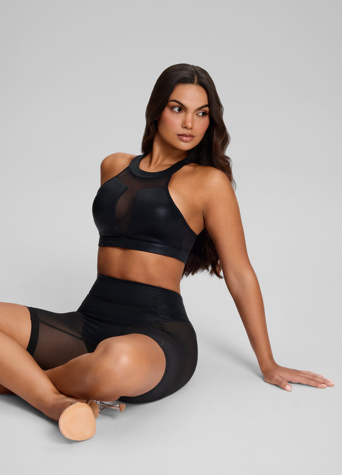 Top a Collo Alto Sculpt