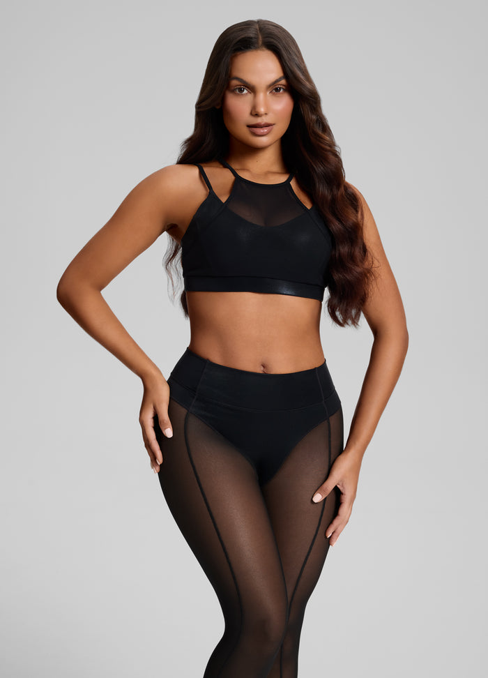 Sculpt High-Neck Top