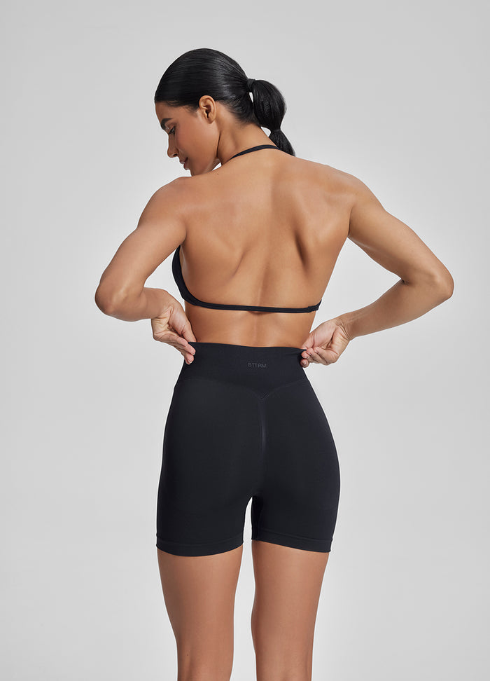 Ultrasculpt High Waisted Butt Lifting Tummy Control Shaping Training Shorts 4.5"