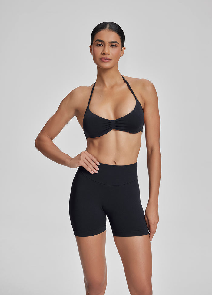 Ultrasculpt High Waisted Butt Lifting Tummy Control Shaping Training Shorts 4.5"