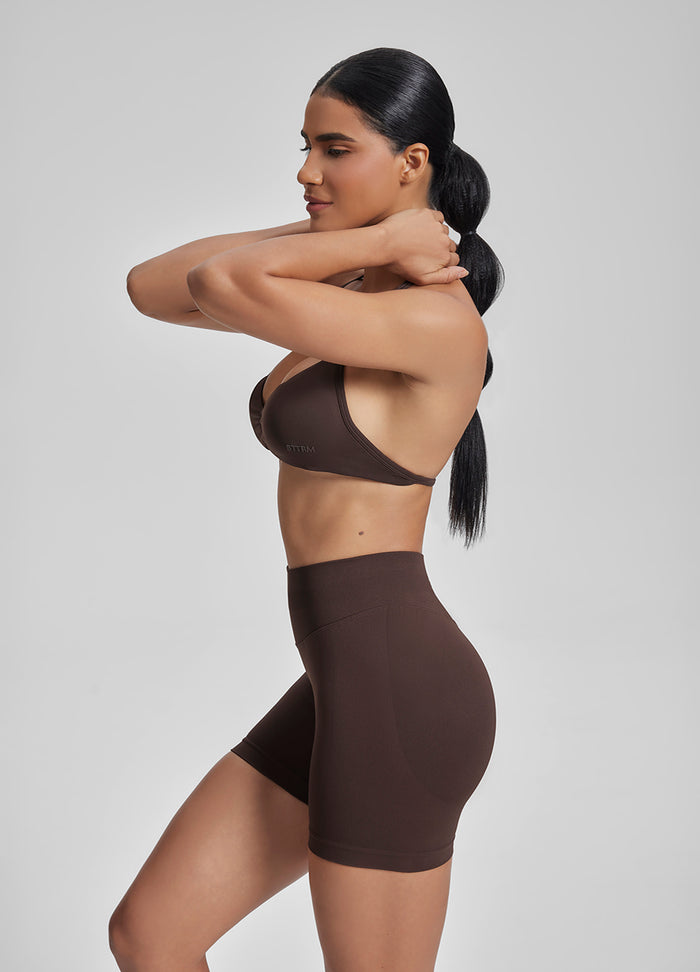 Ultrasculpt High Waisted Butt Lifting Tummy Control Shaping Training Shorts 4.5"