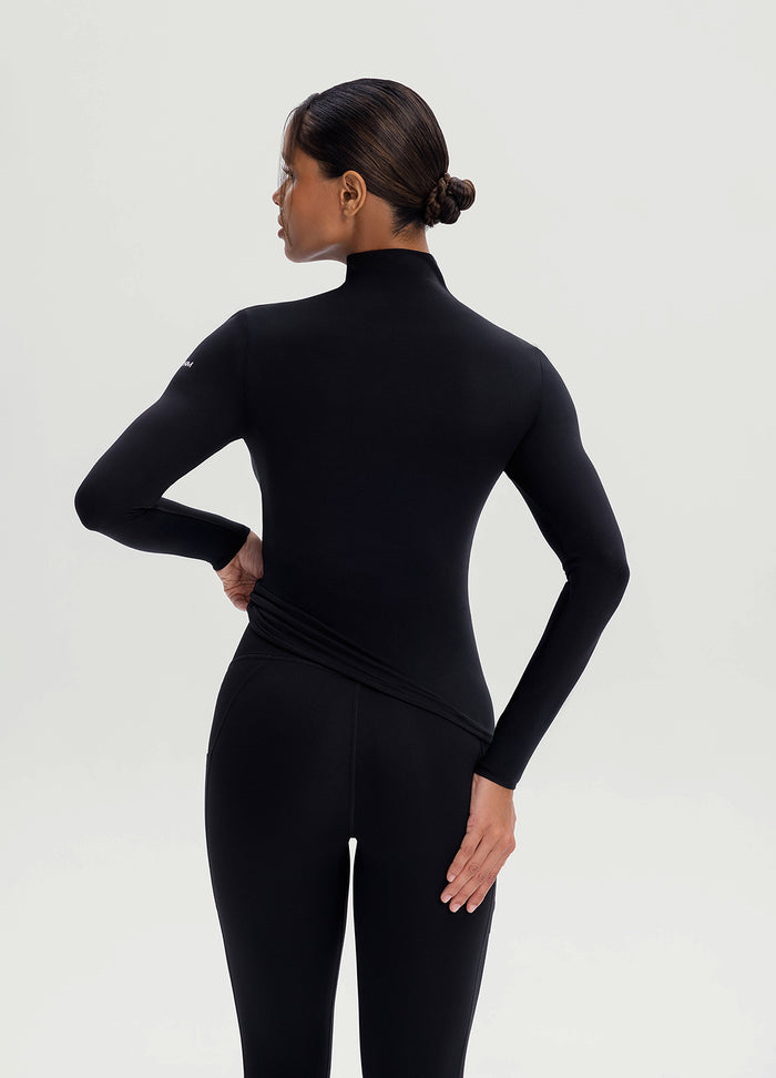 Mock Neck Long Sleeve Top