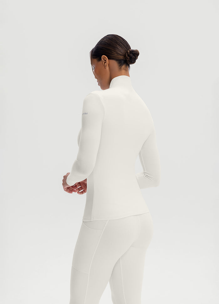 Mock Neck Long Sleeve Top
