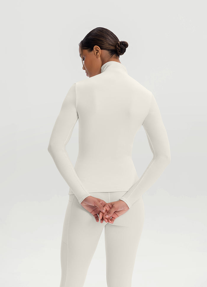Mock Neck Long Sleeve Top