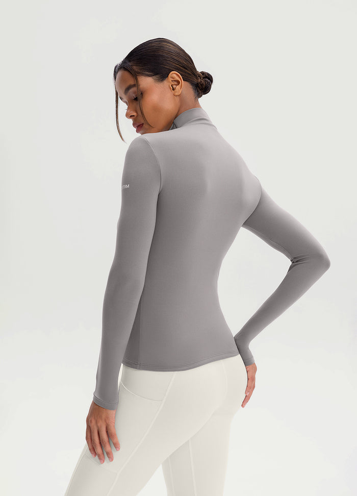 Mock Neck Long Sleeve Top
