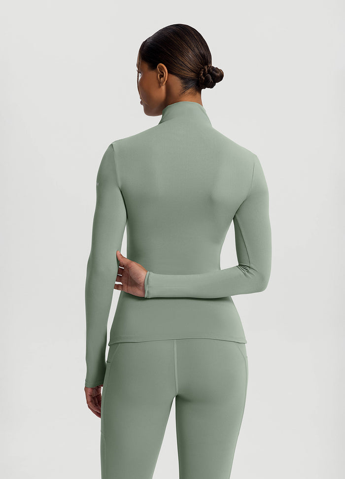 Mock Neck Long Sleeve Top