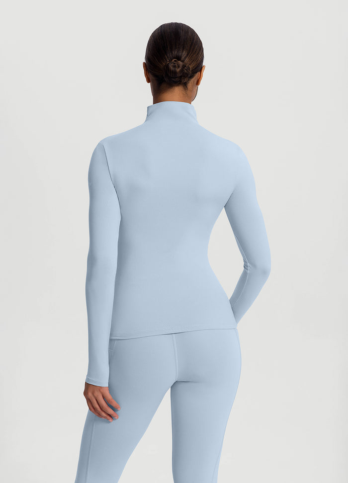 Mock Neck Long Sleeve Top