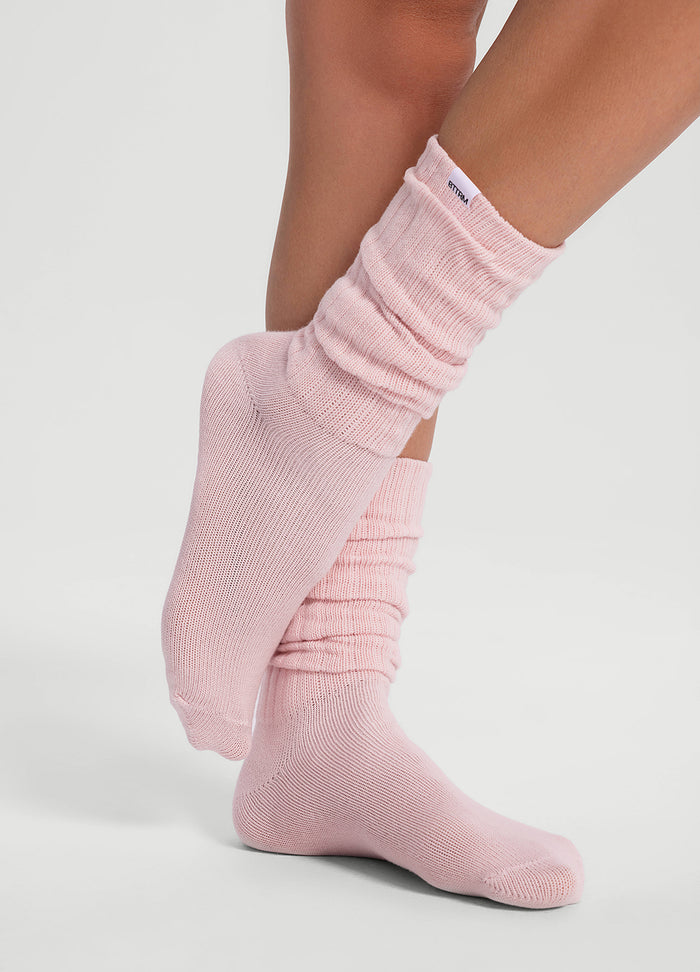 Unisex Cotton Slouch Socks