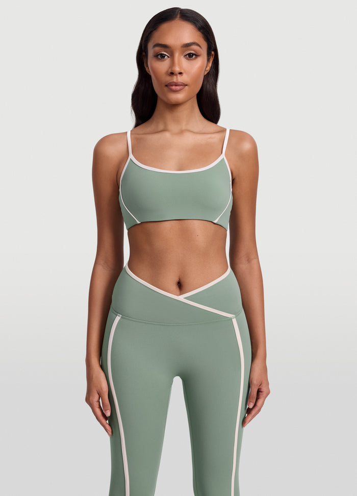 Contrast Scoop Top