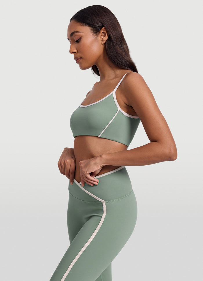 Contrast Scoop Top