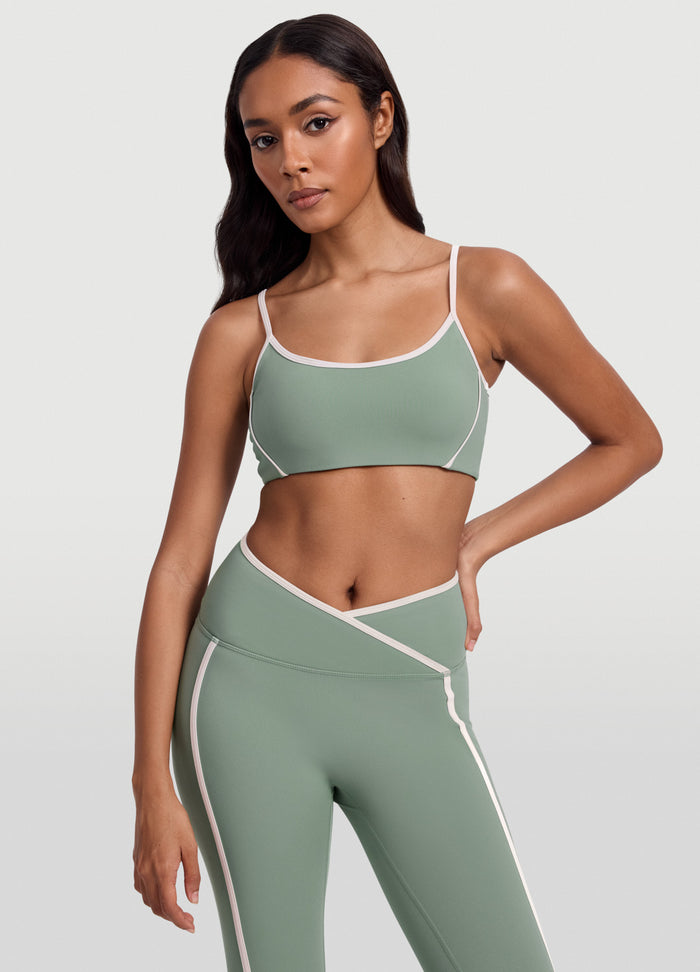 Contrast Scoop Top