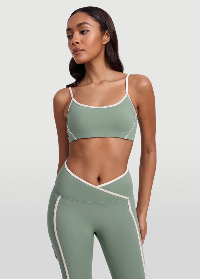 Contrast Scoop Top
