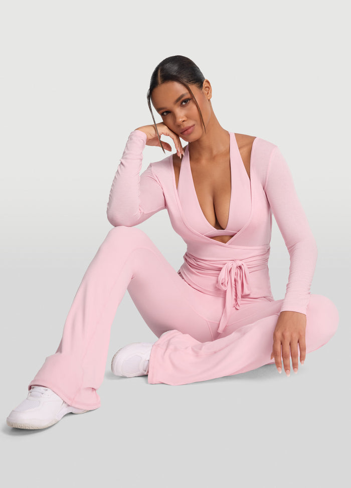 Seamless Pilates Wrap Top