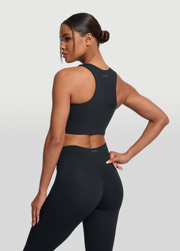 Two-Tone Crop Top