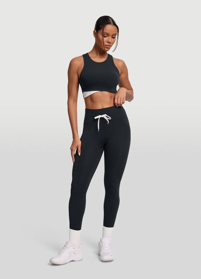 Sleek Drawstring Leggings