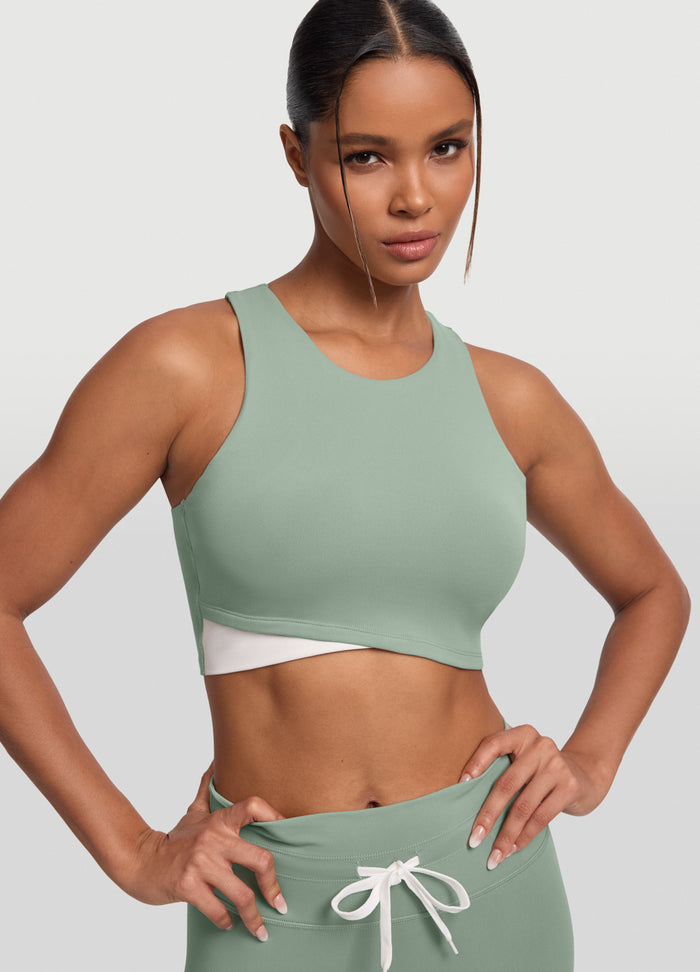 Two-Tone Crop Top