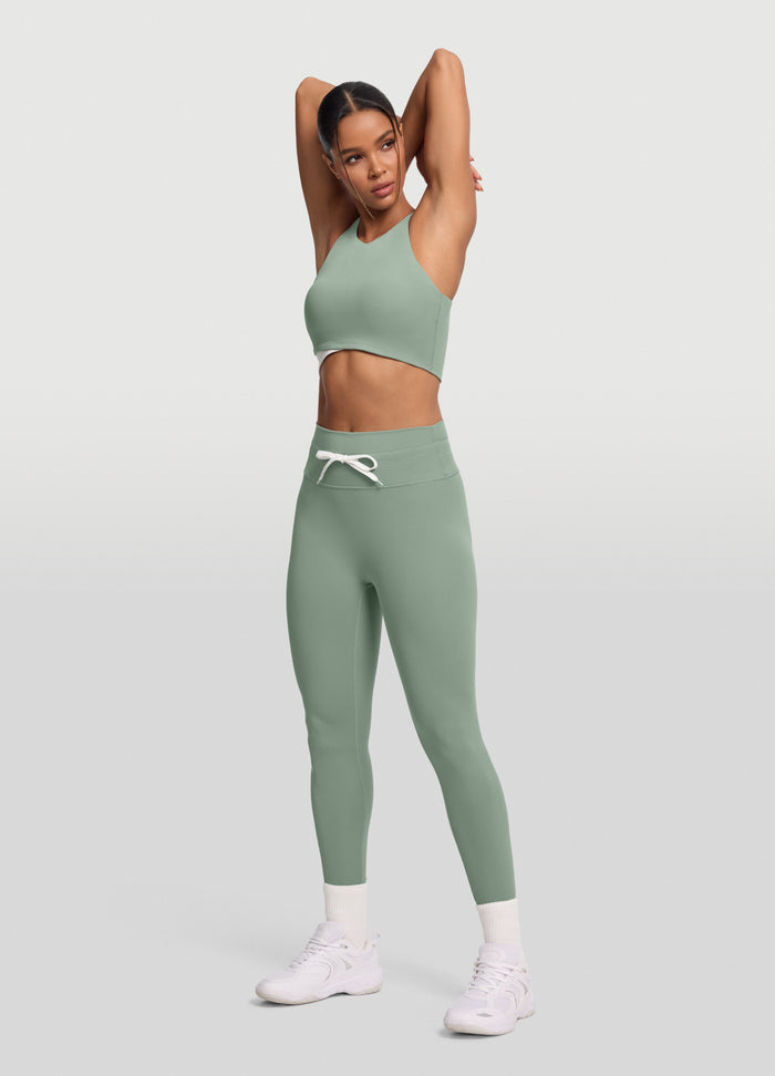 Sleek Drawstring Leggings