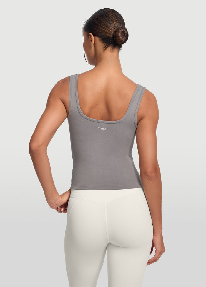 Button Front Tank Top