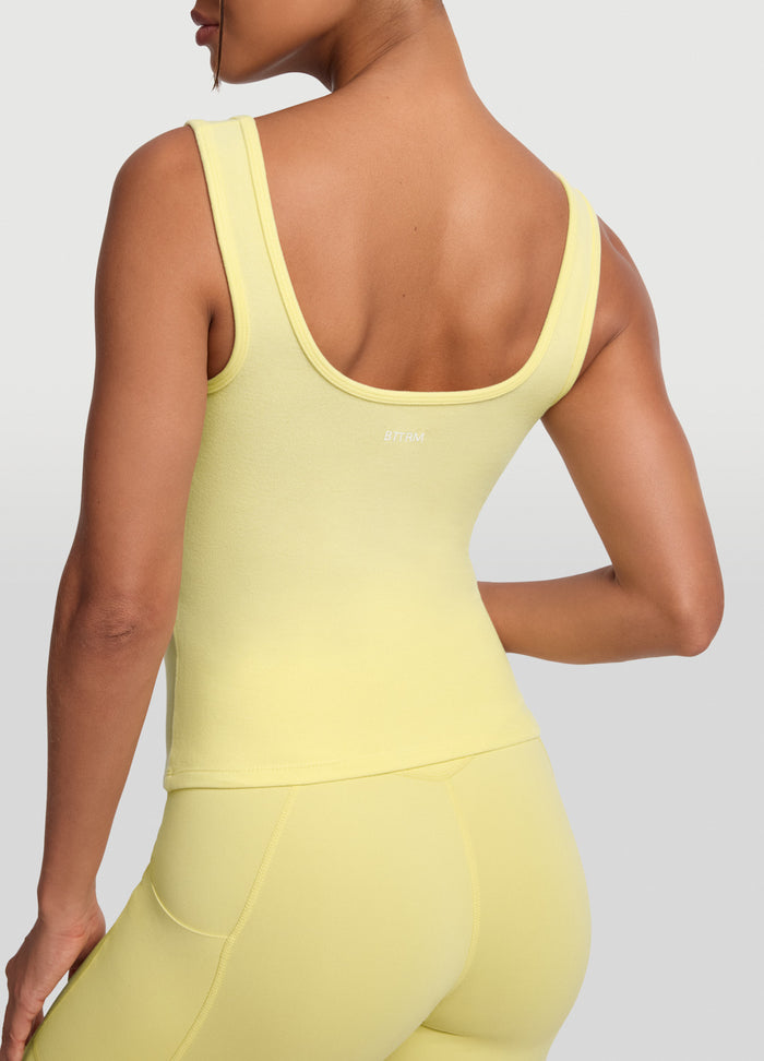 Button Front Tank Top