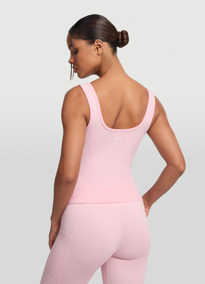 Button Front Tank Top