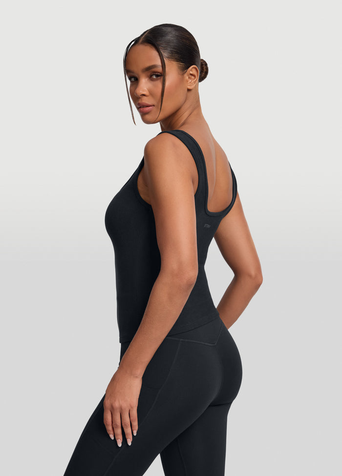 Button Front Tank Top