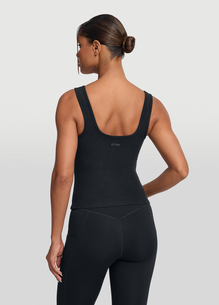 Button Front Tank Top