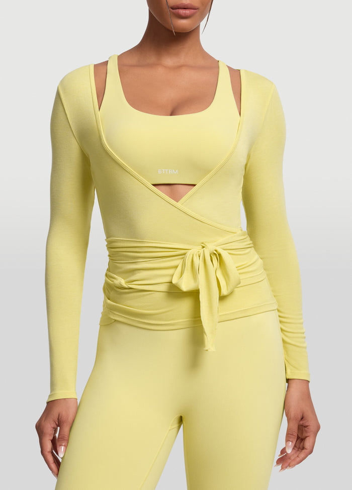 Seamless Pilates Wrap Top
