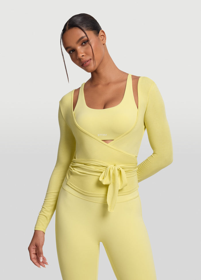 Seamless Pilates Wrap Top