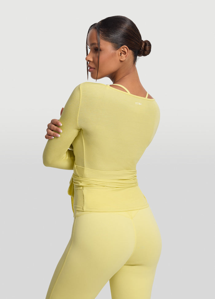 Seamless Pilates Wrap Top