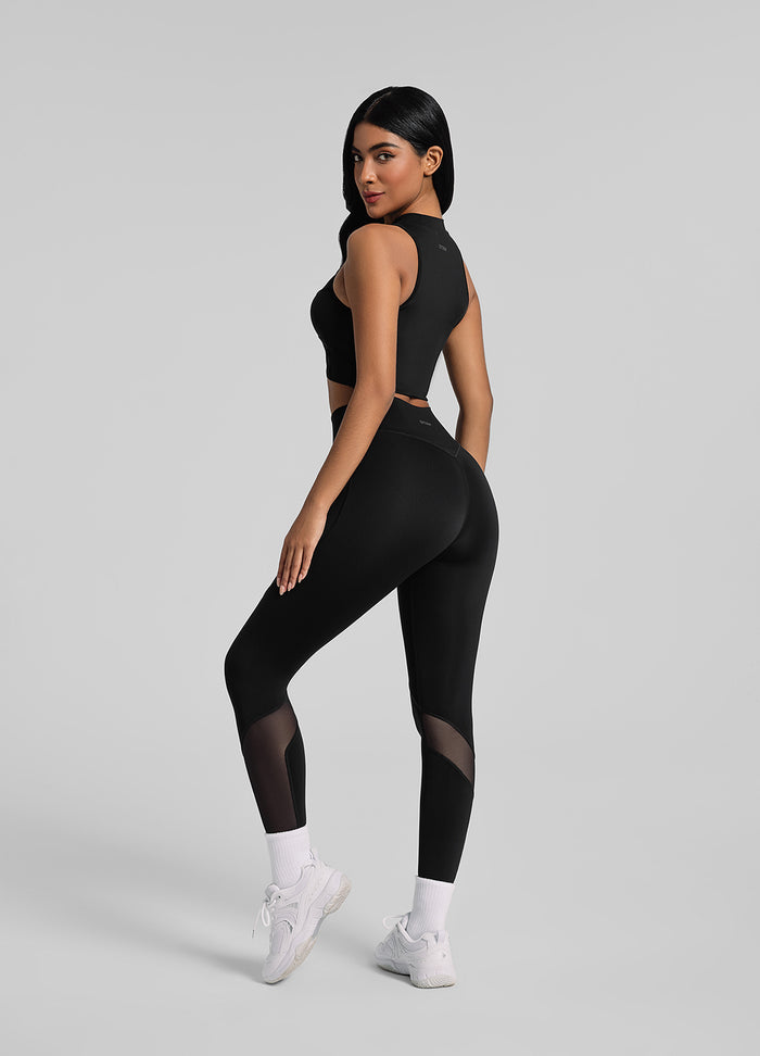 High-Neck Crop Top