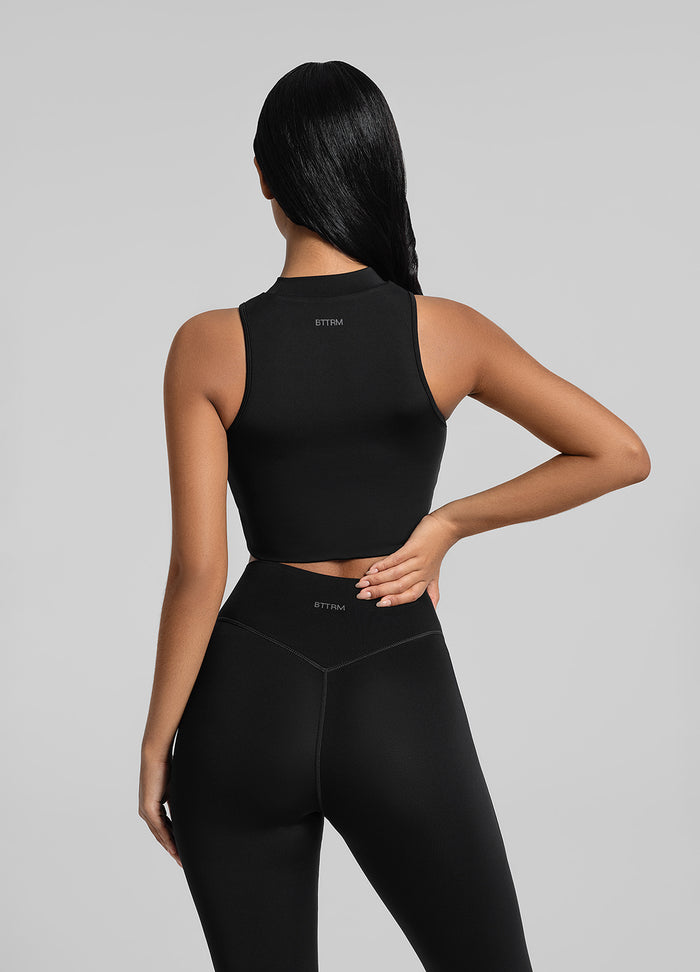 High-Neck Crop Top