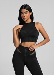 High-Neck Crop Top