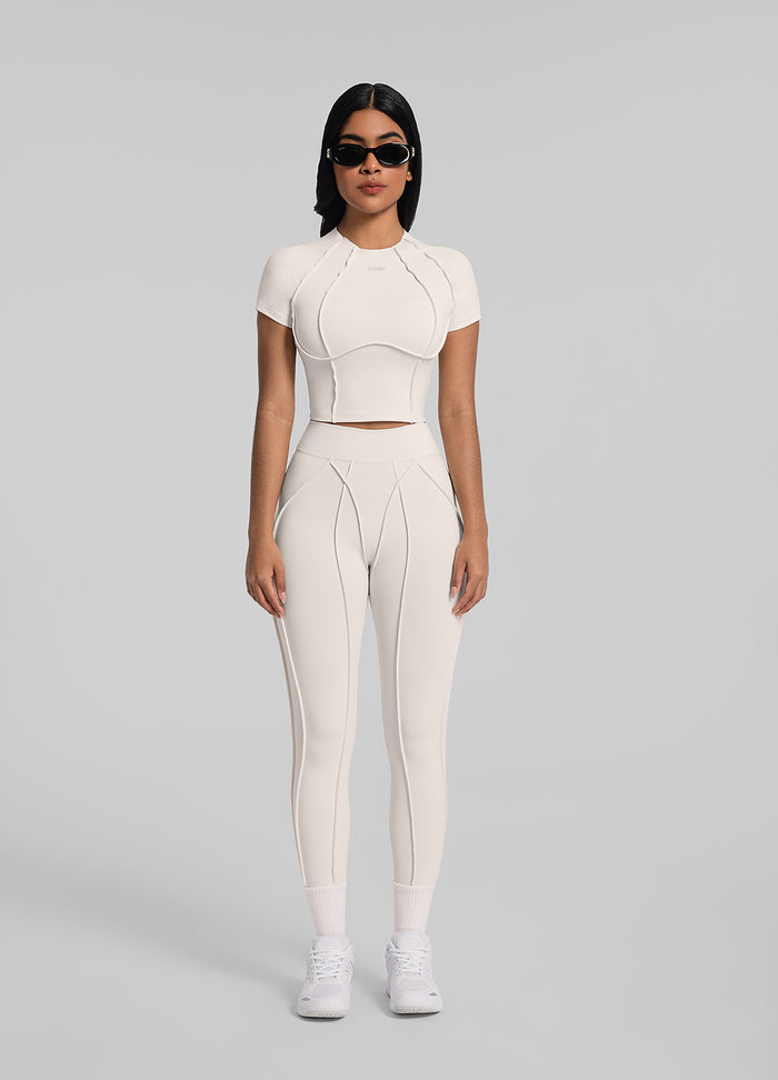 Contour Stitch Crop Top