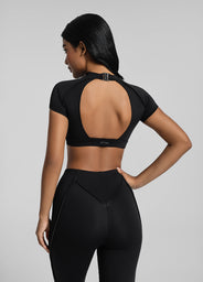 Open-Back Crop Top