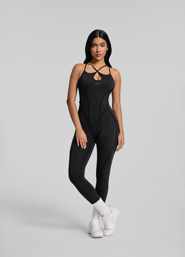 Strappy Back Catsuit