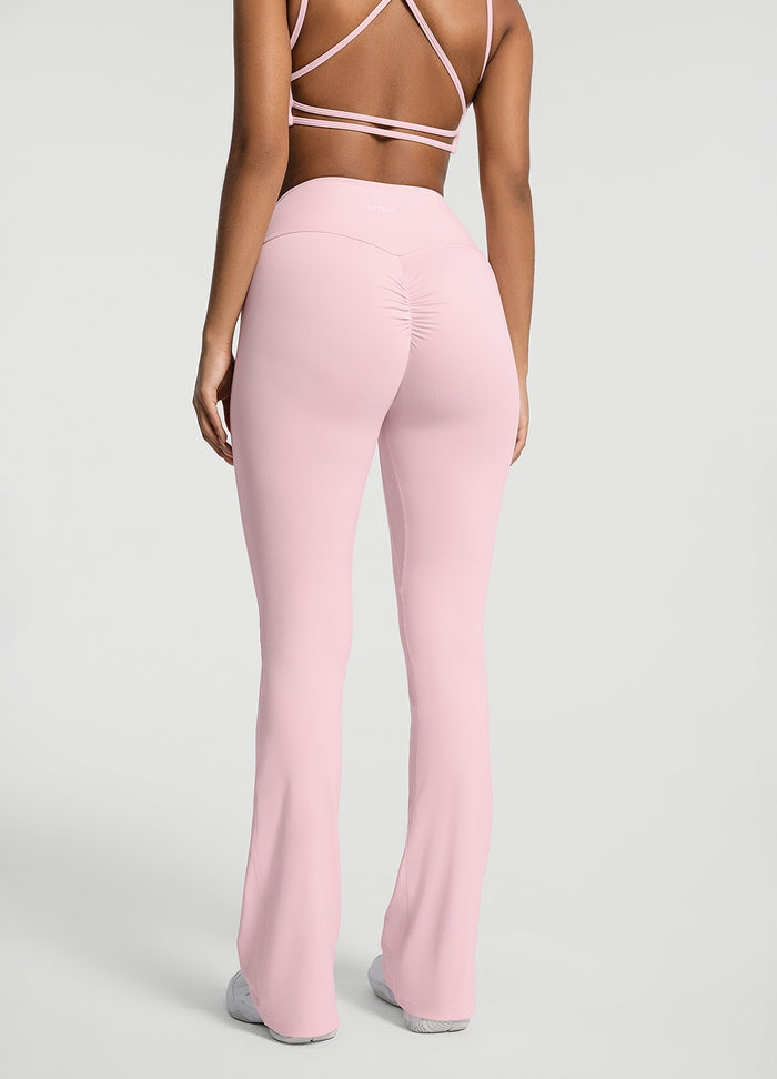 Ruched Flared Leggings