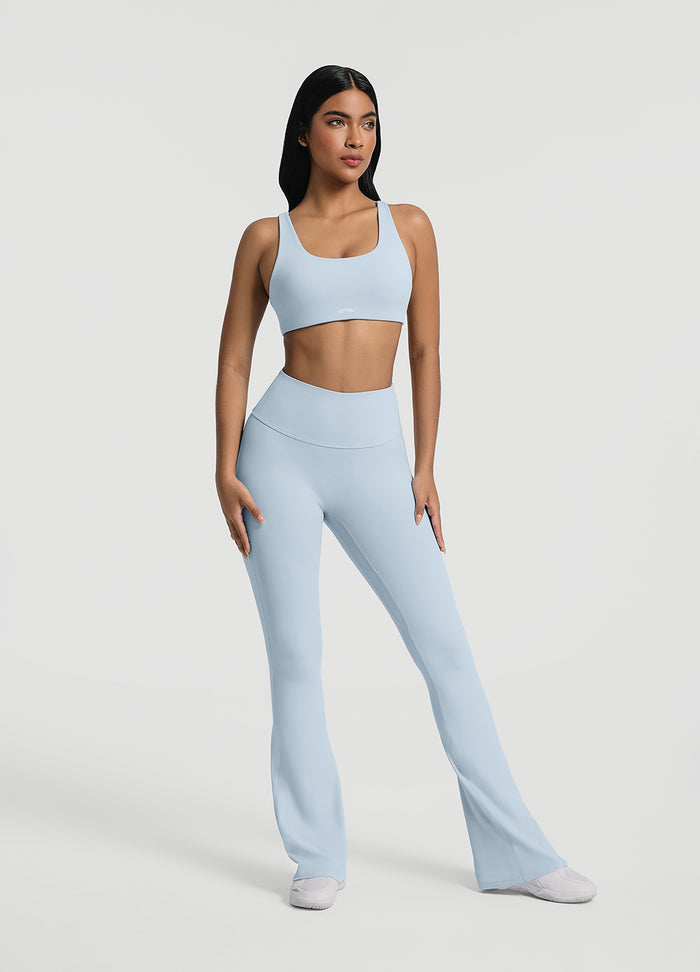 Ruched Flared Leggings