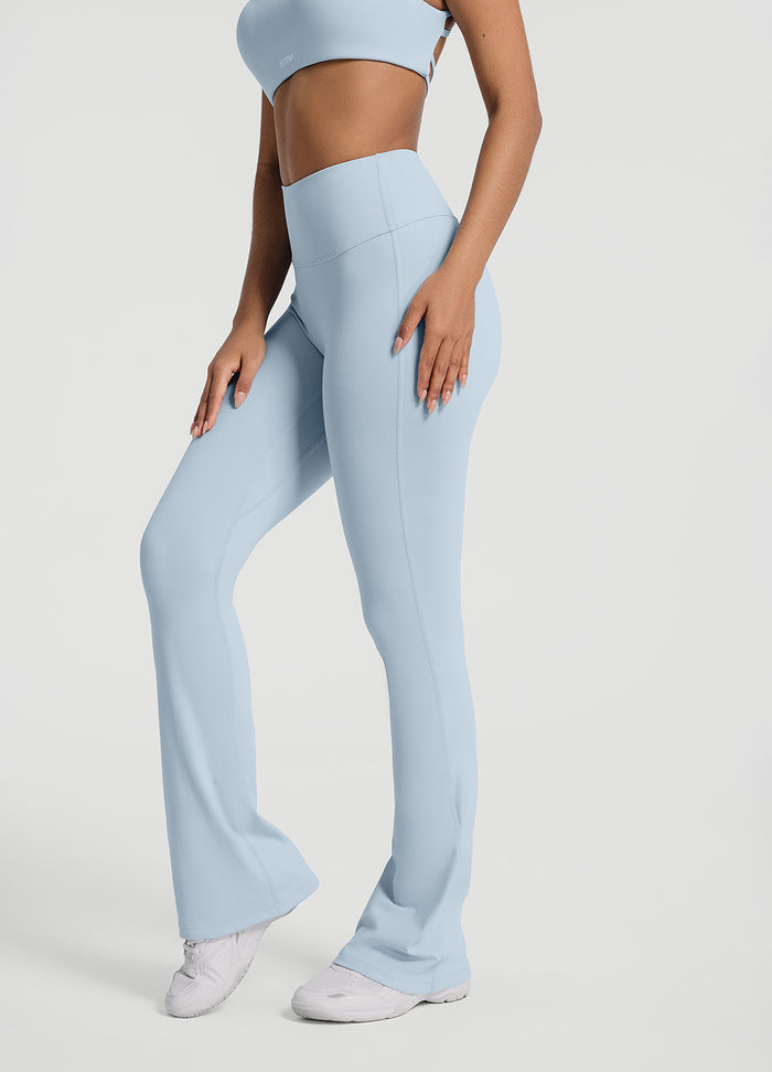 Ruched Flared Leggings