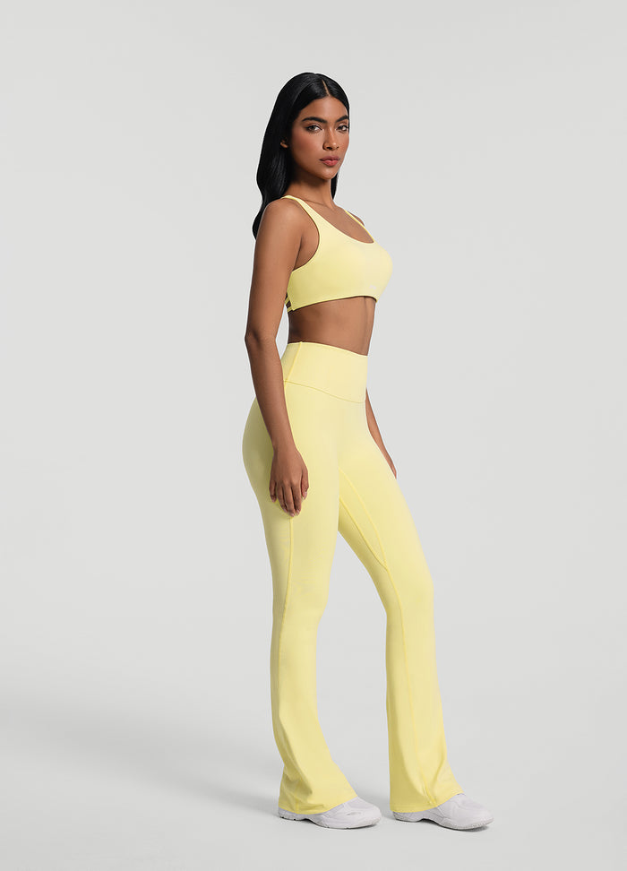 Ruched Flared Leggings