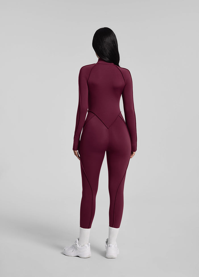 Catsuit עם עיצוב גב סגור