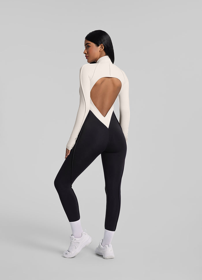 Two-Tone Full-Length Catsuit