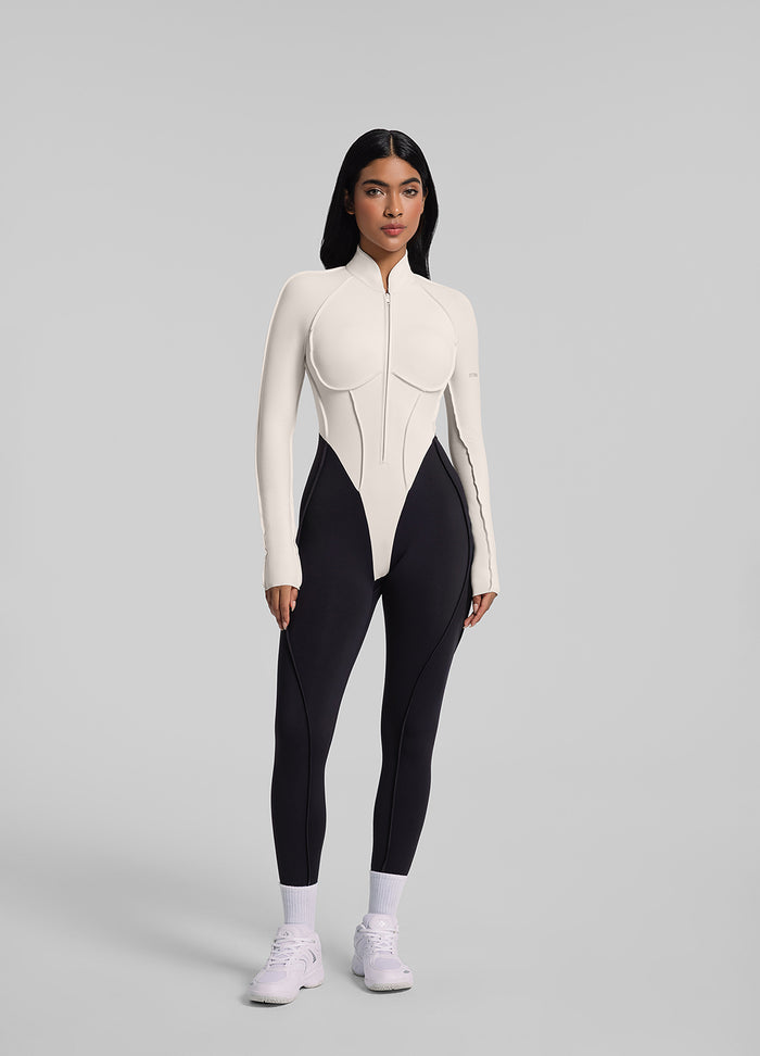 Two-Tone Full-Length Catsuit