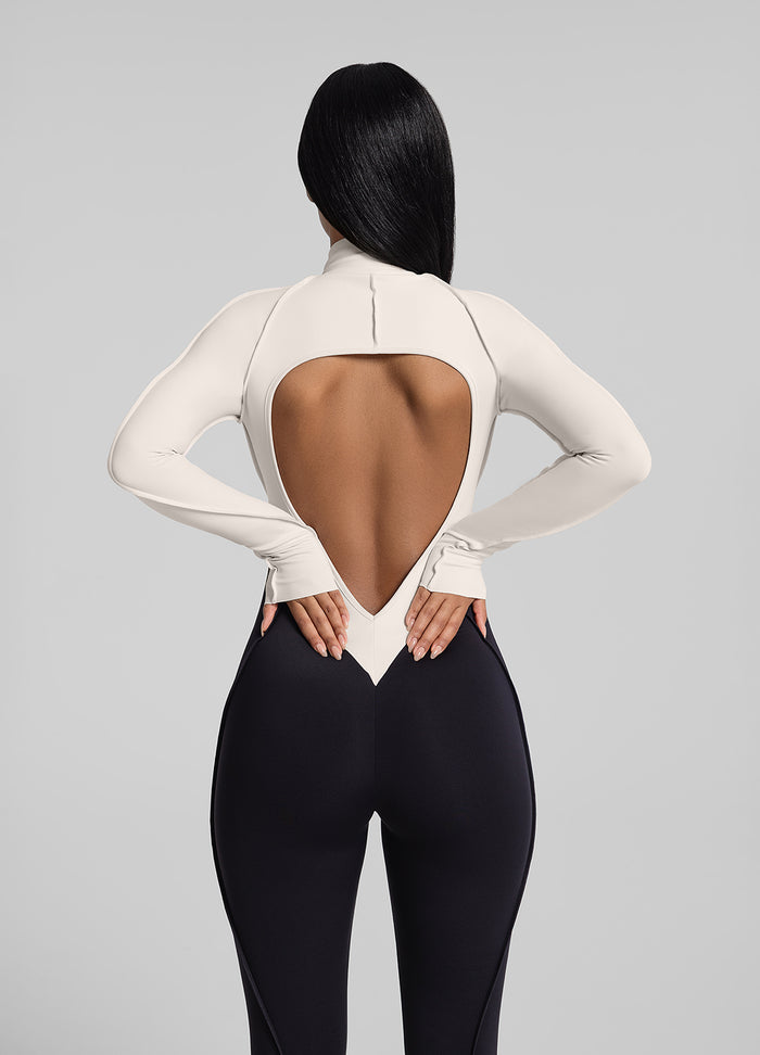 Two-Tone Full-Length Catsuit