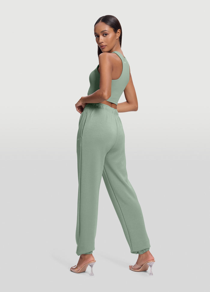 Soft Straight-Leg Sweatpants