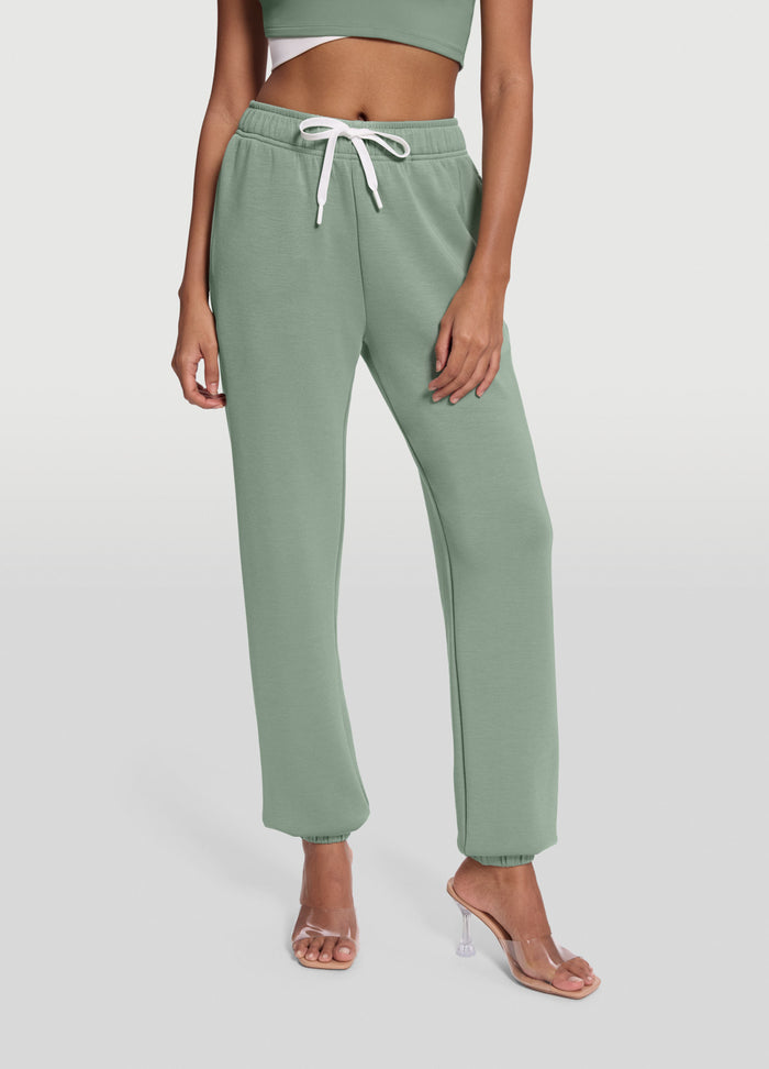 Soft Straight-Leg Sweatpants